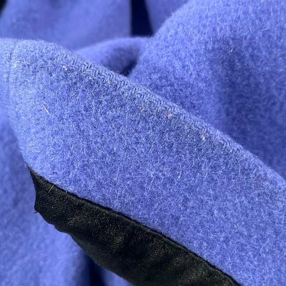 Todoruk Periwinkle Faux-Fur-Collar Wool Coat - Picture 7 of 11